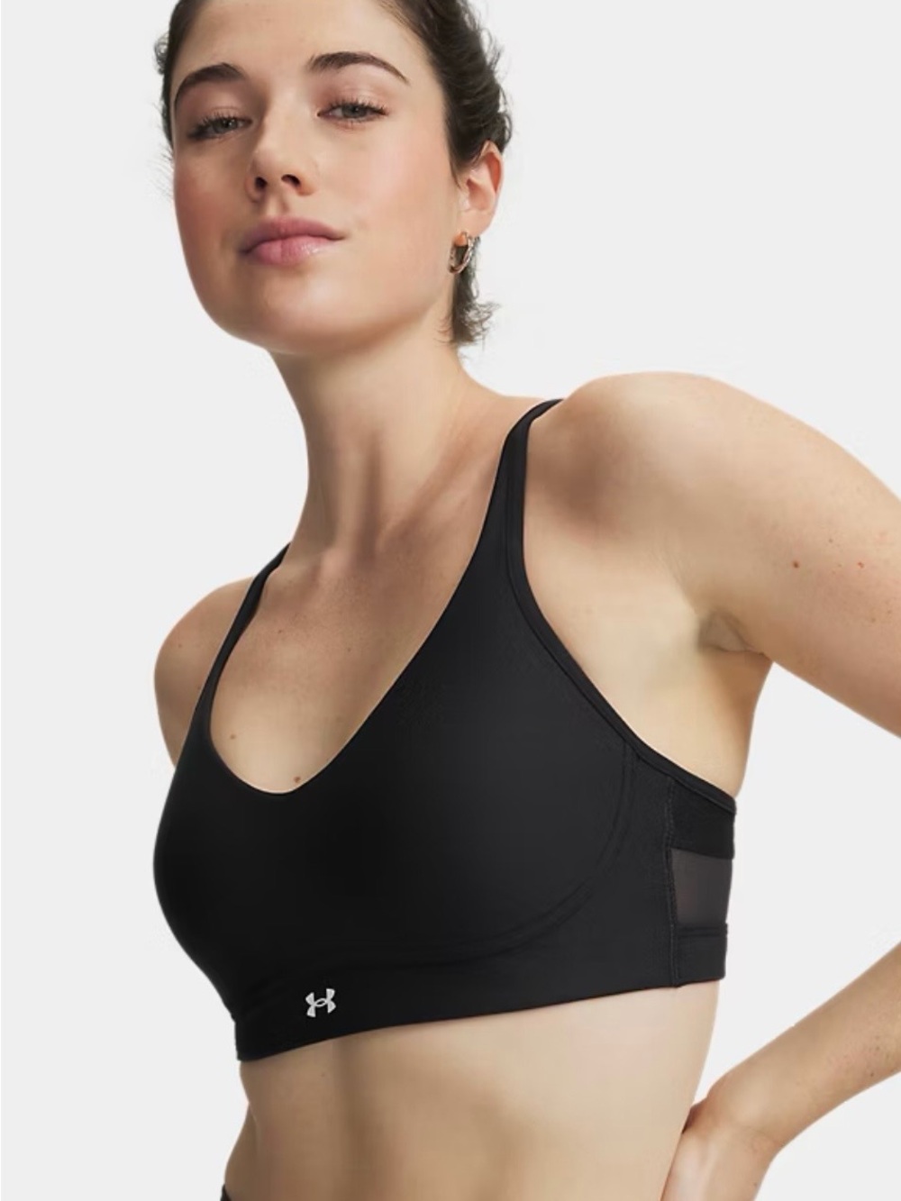 Under Armour Black Seamless Light-Support Sports Bra